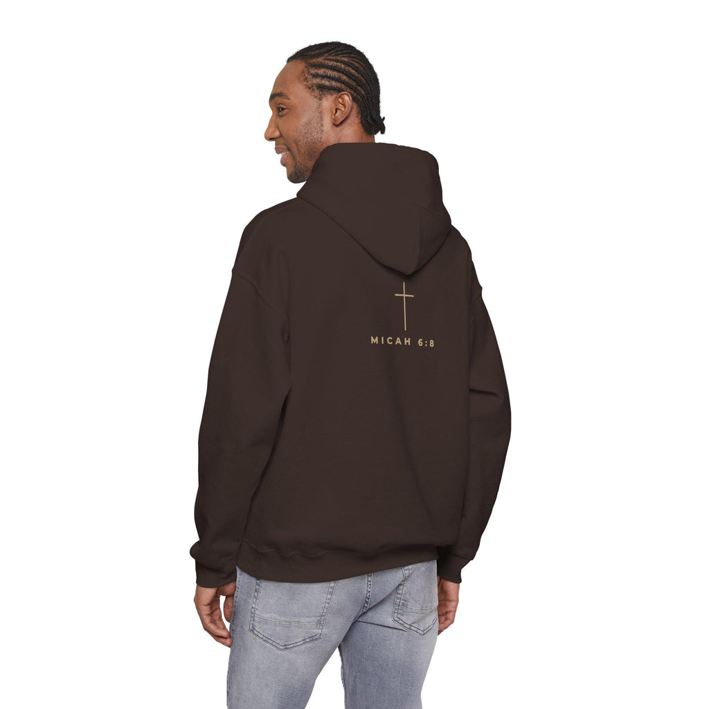 Lead Well Love Deeply Walk Humbly Hoodie | Micah 6:8 Christian Sweatshirt