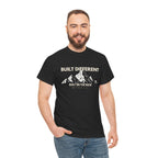 Built Different Christian Graphic Tee | Built on the Rock | Matthew 7:24 Scripture Shirt