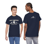 Built Different Christian Graphic Tee | Built on the Rock | Matthew 7:24 Scripture Shirt