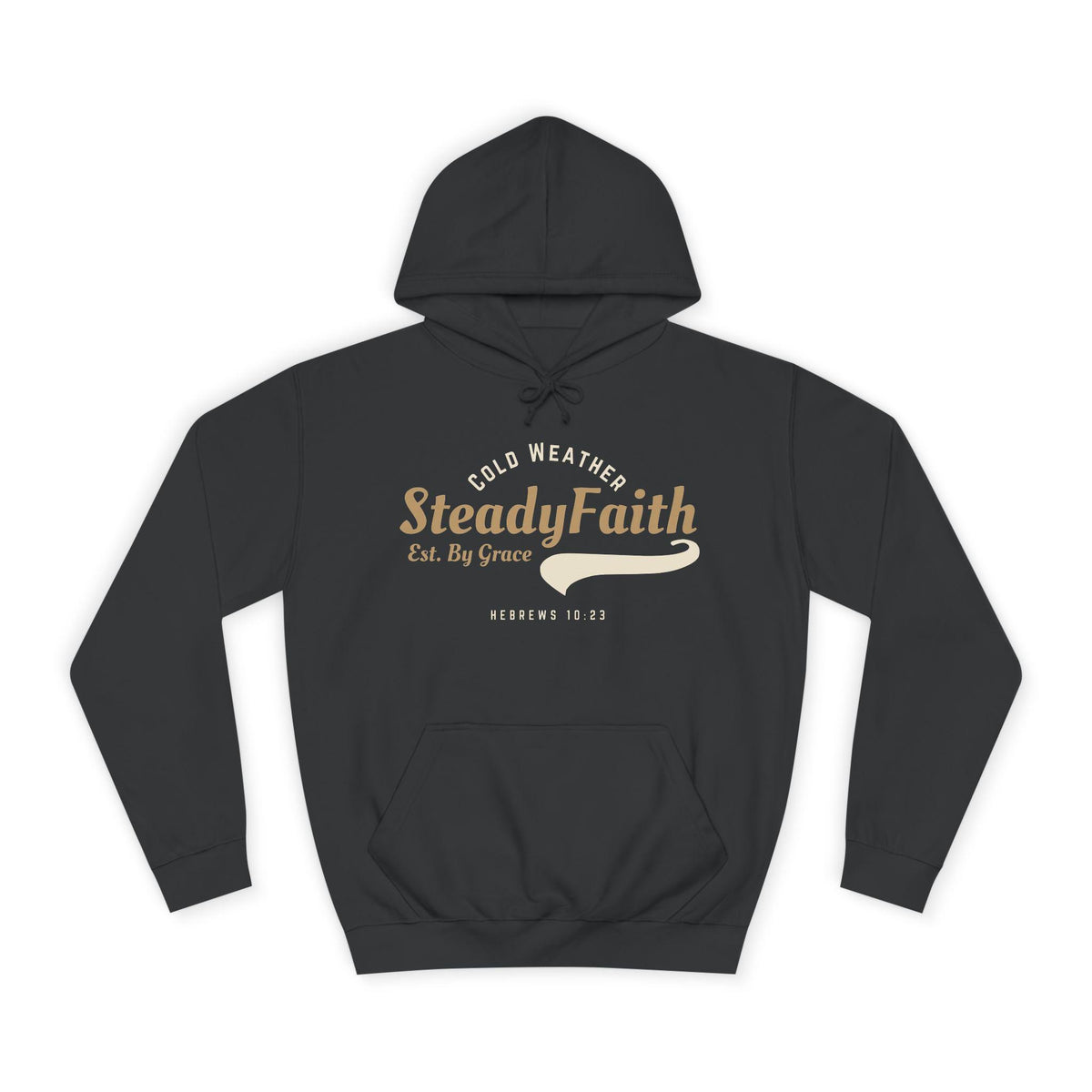 Steady Faith script logo Hoodie | Christian faith sweatshirt, Est. By Grace