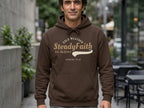 Steady Faith script logo Hoodie | Christian faith sweatshirt, Est. By Grace
