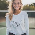 Jesus Girl Long Sleeve Tee | Breathable Cotton Faith Apparel
