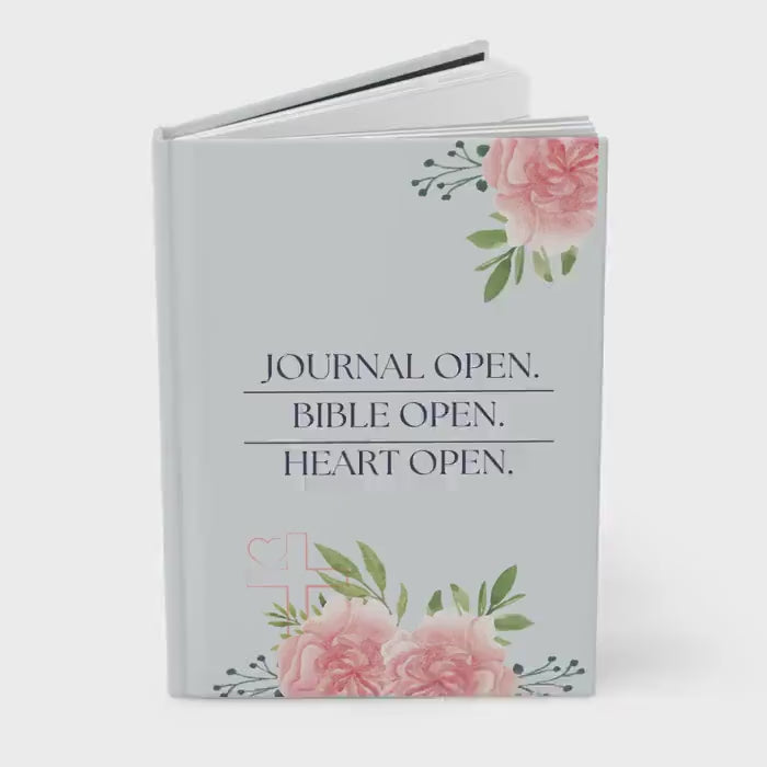Personalized Floral Prayer Journal: Christian Inspiration, Spiral Notebook